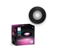 Philips Hue White & Color Ambiance Xamento spots encastrés 1 pack, lampes de salle de bain à intensité variable, contrôle intelligent de la lumière via la voix et l'application.
