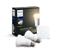Philips Hue White Kit de démarrage : 2 ampoules connectées E27 (1100)