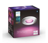 Philips Hue White and Color Ambiance Xamento Spot encastré chrome 1x5.7W, compatible Bluetooth, fonctionne avec Alexa, Google Assistant et Apple Homekit