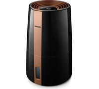 Philips Humidificateur d'air 3000 Series, NanoCloud pour jusqu'à 99% de bactéries en moins, jusqu'à 45 m², noir (HU3918/10)