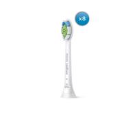 Philips HX 6068/12 : Lot de 8 têtes de remplacement Philips Sonicare Optimale Diamondclean Blanc