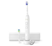Philips HX7410/02 - Brosse à dents électrique Sonicare - Série 6500, Blanc, 2 têtes de brosse, Pochette de voyage fine