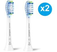Philips Sonicare C3 Premium Plaque Defence - têtes de brosse à dents de rechange d'origine, blanc, lot de 2, HX9042/87