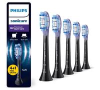Philips HX9055/88 - Têtes de brosse Premium Gum Care Sonicare - Set de 5, Compatible avec tous les brosses à dents Sonicare, Doux pour les gencives, Installation facile