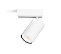 Philips Idris spot à 1 tête, lampe GU10 non incluse, blanc, IP44, résistant à l'eau