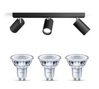 Philips Idris Spot en saillie (Noir) - 3 lumières - Non dimmable
