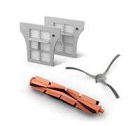 PHILIPS Kit de Remplacement d'origine pour Robots aspirateurs et laveurs Homerun série 5000, 2 filtres EPA10, 1 Brosse Principale et 1 Brosse latérale,Compatible avec la série 5000 (XV1453/10)