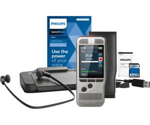 PHILIPS kit DPM7700 + Pocket-Mémo 7200 et le kit de transcription LFH7177