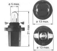 PHILIPS Lampe à culot en plastique 12 V / 1,2 Culot BAX8,5d/2