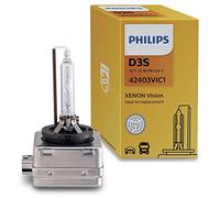 Philips Lampe au xénon pour véhicule D3S Vision 42403VIC1 Compatible avec: ALFA ROMEO GIULIA (952_), ALFA ROMEO STELVIO (949_), AUDI A1 (8X1, 8XK), AUDI A1 Sportback (8XA, 8XF), AUDI A3 (8P1)