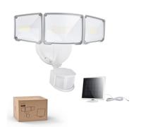 Philips Lampe de Sécurité Solaire 3600 LM avec Détecteur de Mouvement PIR, Éclairage Extérieur Étanche à Intensité Variable, Panneau Solaire Détachable avec Câble de 5m, 3 Modes