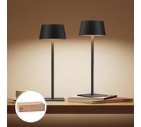 Philips Lampe de Table Solaire d'Extérieur, Lumière LED Portable, Sans Fil à Batterie Hauteur Réglable 2 Positions, Commande Tactile et Gradation Continue