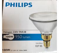 PHILIPS Lampe Halogène PAR38 E27 230V 100W 30° FLOOD 1