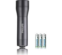 Philips Lampe torche SFL4000T/10 - Lampe torche à LED - 3 piles AAA incluses - 120 lumens - Noir - Étanche IPX4