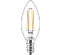 Philips Ampoule flamme transparente à filament 60W B35 E14
