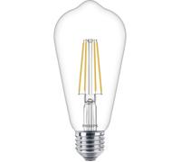 Philips Ampoule transparente à filament 60 W ST64 E27