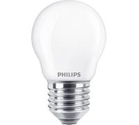 Philips LED 76347300 LED CEE F (A - G) E27 forme de goutte 4.3 W = 40 W blanc chaud (Ø x H) 4.5 cm x 8 cm 1 pc(s)