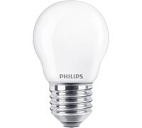 Philips Lighting 76347300 LED CEE F (A - G) E27 forme de goutte 4.3 W = 40 W blanc chaud (Ø x L) 4.