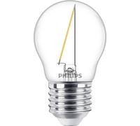 Philips LED 76425800 LED CEE F (A - G) E27 forme de goutte 1.4 W = 15 W blanc chaud (Ø x L) 4.5 cm x 7.8 cm 1 pc(s)