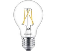 Philips LED 77213001 LED CEE F (A - G) E27 forme de poire 7.5 W, 3 W, 1.6 W = 60 W, 30 W, 16 W blanc chaud (Ø x L) 6 cm x 10.4 cm à intensité variable 1 pc(s)