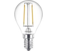 Philips Ampoule flamme transparente à filament 25 P45 E14