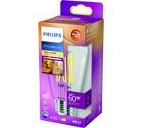 Philips LED 871951432391900 LED CEE D (A - G) E27 forme spéciale 6 W = 60 W blanc chaud (Ø x L) 64 mm x 140 mm 1 pc(s)