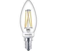 Philips LED 871951432415200 LED CEE D (A - G) E14 forme de flamme 2.5 W = 25 W blanc chaud (Ø x L) 35 mm x 97 mm 1 pc(s)