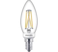 Philips LED 871951432415200 LED CEE D (A - G) E14 forme de flamme 2.5 W = 25 W blanc chaud (Ø x L) 35 mm x 97 mm 1 pc(s)