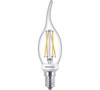 Philips LED 871951432437400 LED CEE D (A - G) E14 forme de flamme 3.4 W = 40 W blanc chaud (Ø x L) 35 mm x 119 mm 1 pc(s)