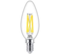 Philips LED 871951432455800 LED CEE D (A - G) E14 forme de flamme 5.9 W = 60 W blanc chaud (Ø x L) 35 mm x 97 mm 1 pc(s)