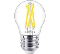 Philips LED 871951432463300 LED CEE D (A - G) E27 forme de goutte 5.9 W = 60 W blanc chaud (Ø x H) 45 mm x 78 mm à intensité variable (WarmGlow) 1 pc(s)