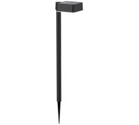 Philips Vapora, Applique murale solaire d'extérieur, 1,5 W, 2700 K, noire, IP44 résistante aux intempéries
