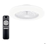 Philips LED Amigo Ventilateur de plafond 20 W, 42 W (Ø x H) 490 mm x 137 mm blanc avec éclairage, variable