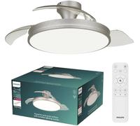 Philips LED Atlas Ventilateur de plafond 28 W avec télécommande, variable