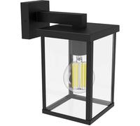 Philips Applique d'extérieur Bellini carrée sans ampoule, noire, max. 25 W, IP44