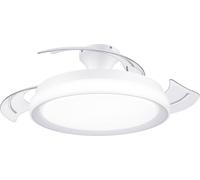 Philips LED Bliss Ventilateur de plafond 28 W, 35 W (Ø x H) 510 mm x 418 mm blanc avec éclairage, minuteur