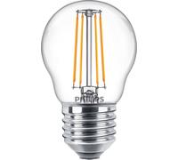 Philips LED bulb E27 4.3W (40W) Candle Clear White 470lm P45