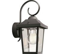 Philips LED Buzzard Wandleuchte 1x60W 230V 8718696156797 Applique Ampoule à incandescence E27 noir