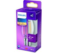 Philips Ampoule Flamme - Philips Ampoule Flamme, 4,3 W, 40 W, E14, 470 LM, 15000 h, Blanc Chaud