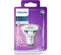 Philips LED Classique 3.5 W (35 W),Douille GU10,Lumière Spot Verre,Halogen - Bi