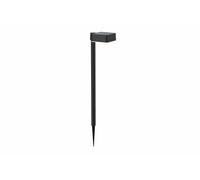 Philips LED lumière solaire au sol Vynce en noir 1,5 W 200 lm IP44 avec détecteur de crépuscule angulaire