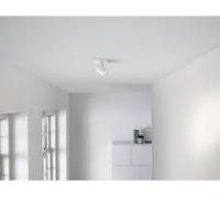 Philips Plafonnier LED myLiving - 3,5 W, ampoules incluses, métal blanc, 230 V