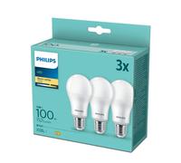 Philips Ledbulb A60 E27 13w 2700k 1521lm 230v - 3 -Pack - Blanc Chaud