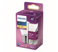 Philips Ampoule flamme dépolie à filament 25 W P45 E27
