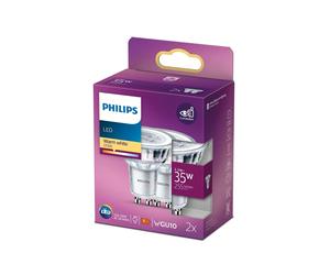 Philips LEDclassic Pack de 2 ampoules PAR16 GU10, 2700 K, 3,5 W, 8718699774295, PAR16