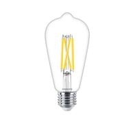 Philips LEDclassic WarmGlow Ampoule LED Edison E27, 2200-2700 K, 5,9 W, 8719514323919, ST64 Edison