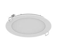 PHILIPS LEDINAIRE - Spot LED encastrable rond mince tout-en-un multi-température couleur 3000/4000/6500K 12W Ø17cm 1200lm faisceau large IP44 IK03 Blanc
