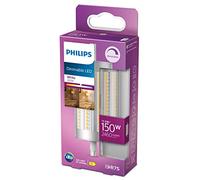 Philips Lighting 77401100 LED CEE D (A - G) Forme de bâton 17.5 W = 150 W Blanc Chaud (Ø x L) 4.2 cm x 11.8 cm à intens
