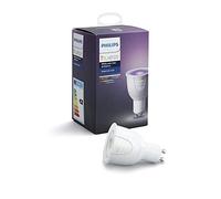 Philips Lighting 8718696485880 Hue Ampoule LED Connectée GU10 Verre Blanc 6,5 W