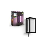 Philips Lighting 915005842101 White and Color Ambiance Impress, Applique Basse Tension Noire, Aluminium